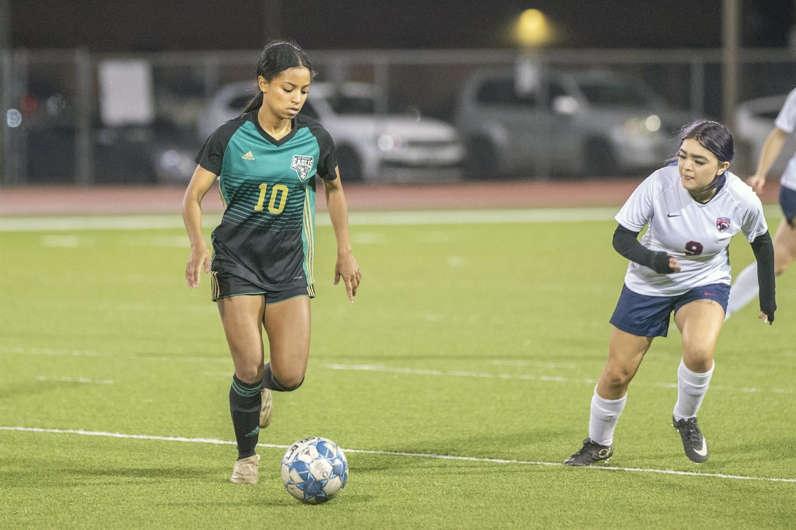Cypress Falls High School senior Penelope Montenegro (No. 10) was voted District 16-6A’s Most Valuable Player. 